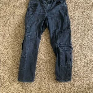 American Eagle Dark Cargo Pants